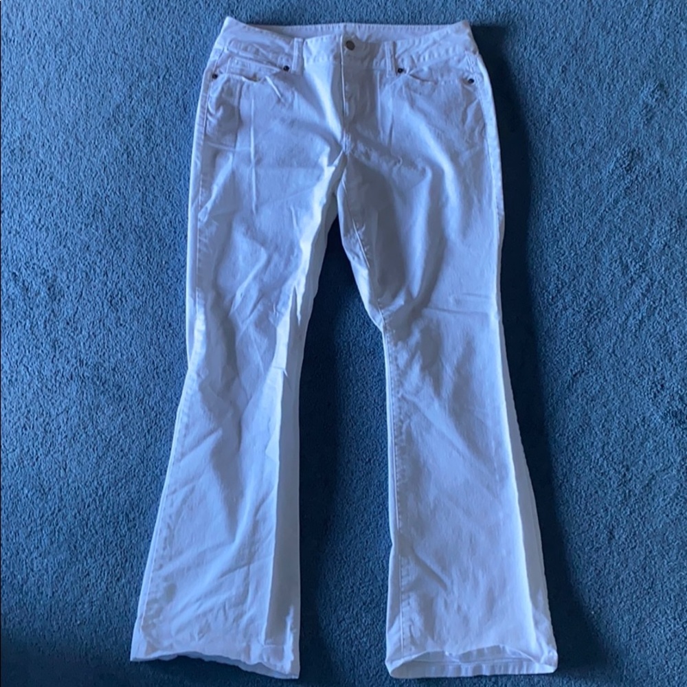 London Jean White Jeans Size 12
